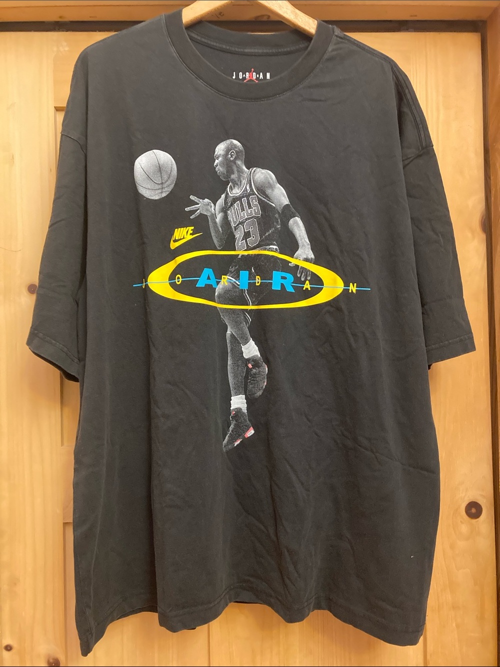 Nike Air Jordan Black Graphic Michael Jordan Short-Sleeve Tee